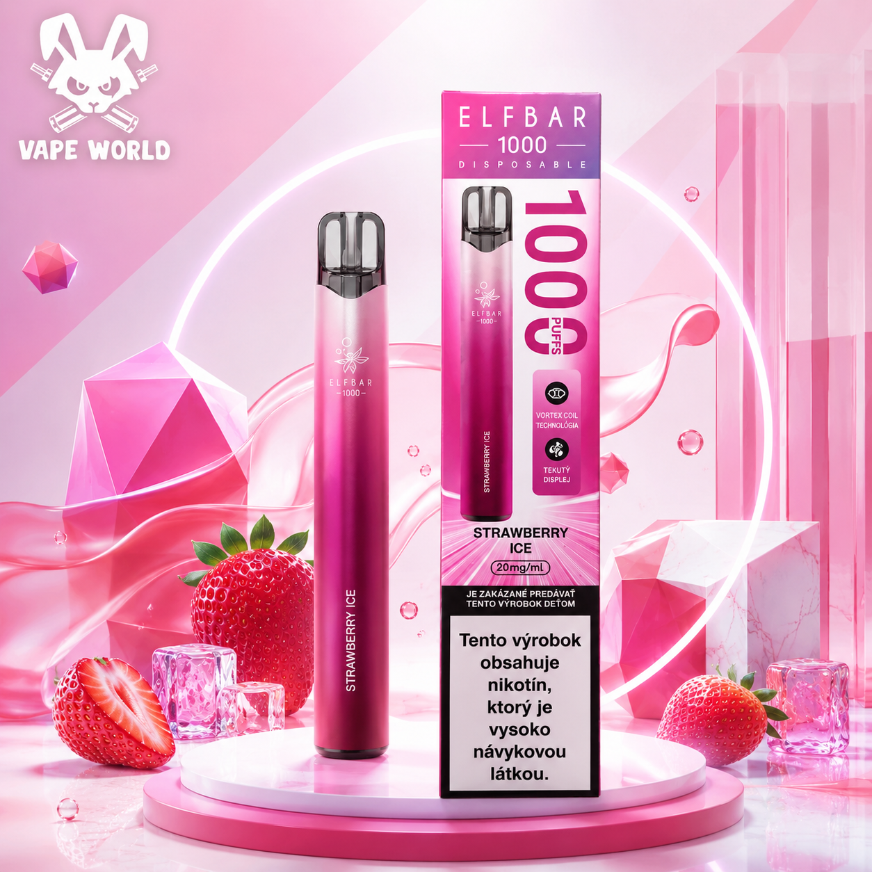 Elf Bar 1000 Strawberry Ice