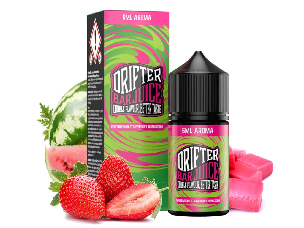 Watermelon Strawberry Bubblegum Longfill 6ml - Drifter – Obrázok 2