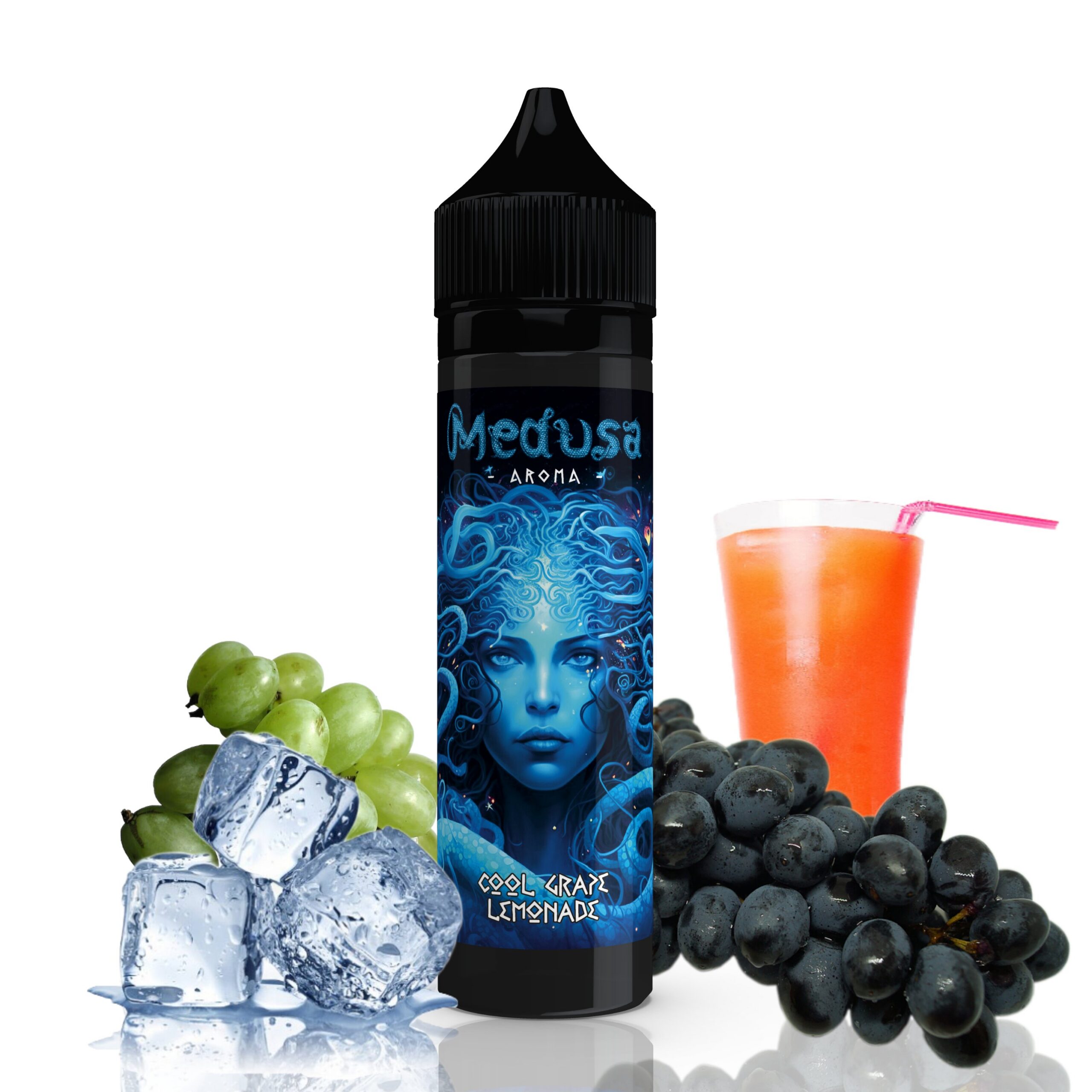 Medusa - Cool Grape Lemonade (Shake & Vape) 10 ml – Obrázok 3