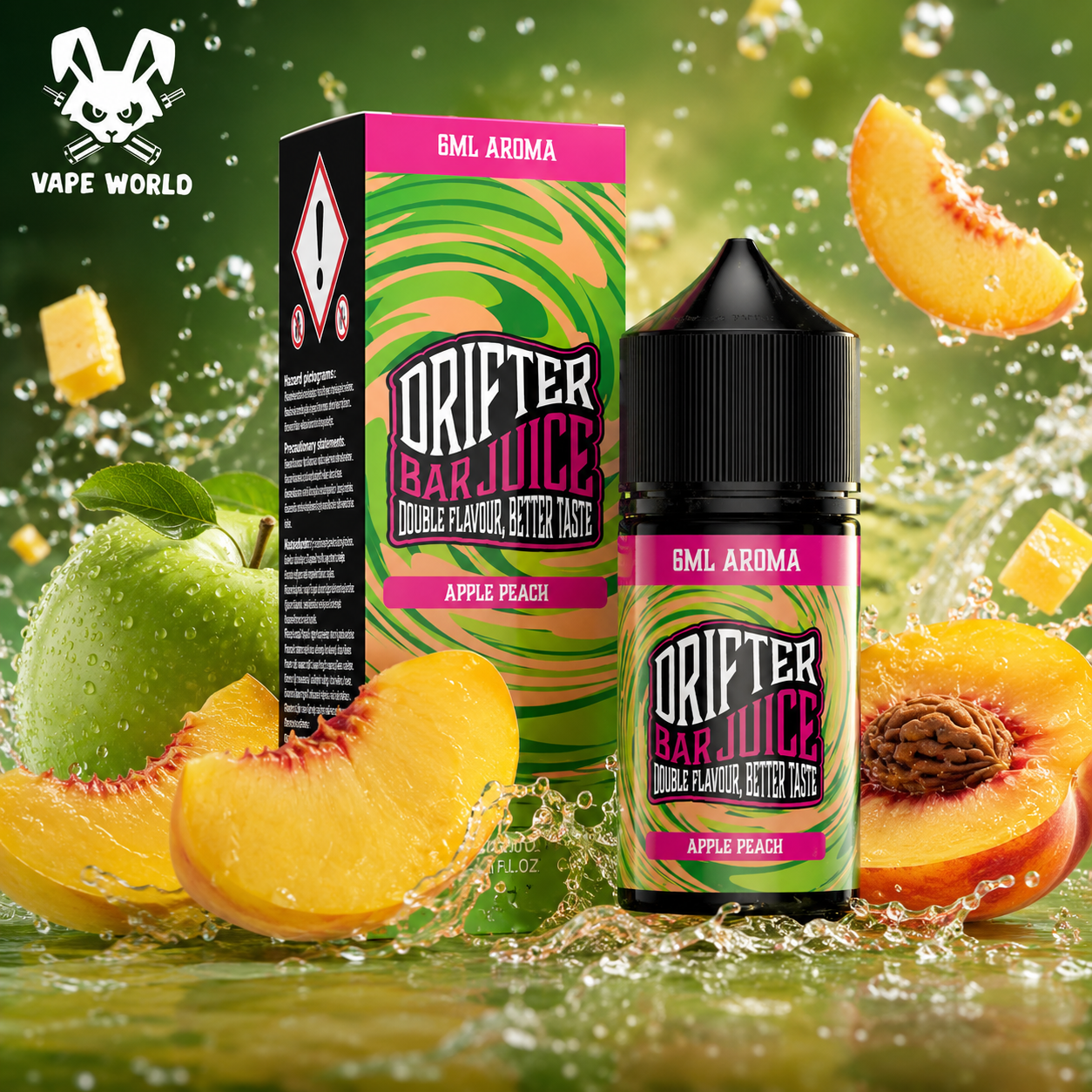 Apple Peach Longfill 6ml - Drifter