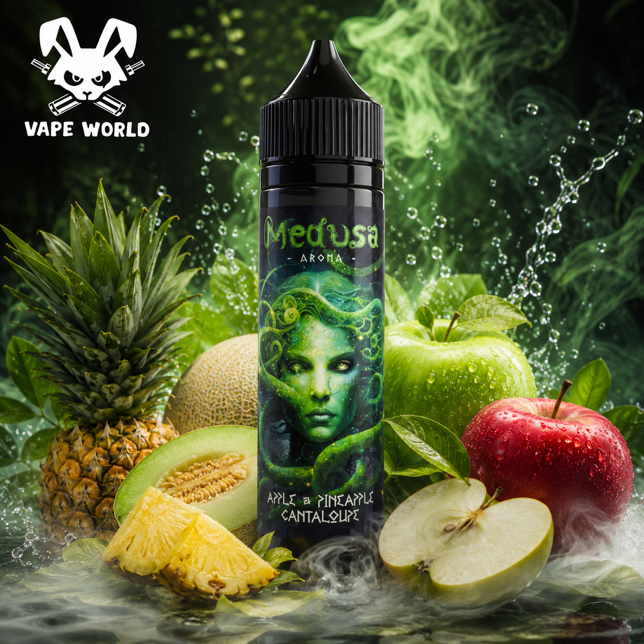 Medusa - Apple Pineapple Cantaloup (Shake & Vape)10 ml