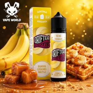 Banana Caramel Waffle Longfill 12ml - Drifter