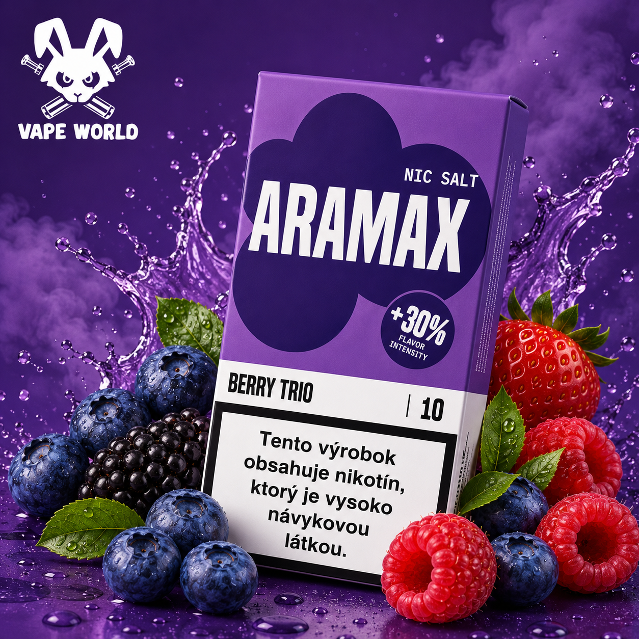 ARAMAX Salt Berry Trio 10ml