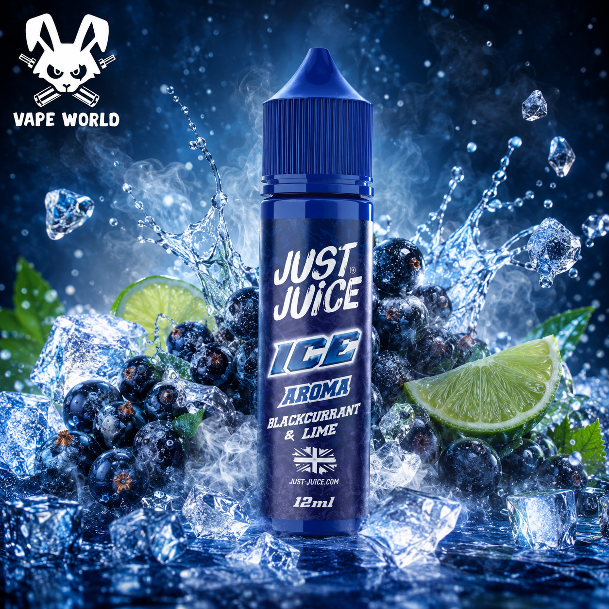 Just Juice Shake & Vape ICE Blackcurrant & Lime 10 ml