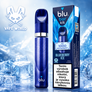 Blu Bar Zariadenie + 1 Predplnený Pod - Blueberry Ice 20mg