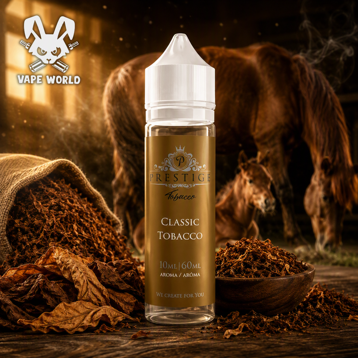 Prestige Tobacco - Classic Tobacco (Shake & Vape) 10 ml