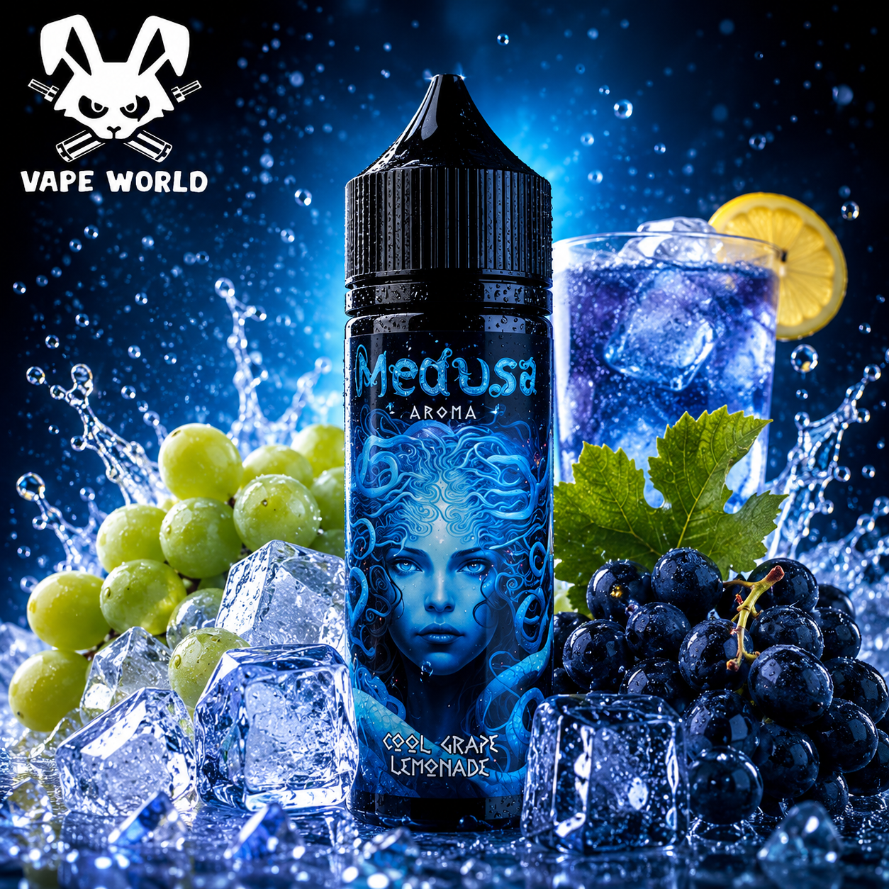 Medusa - Cool Grape Lemonade (Shake & Vape) 10 ml