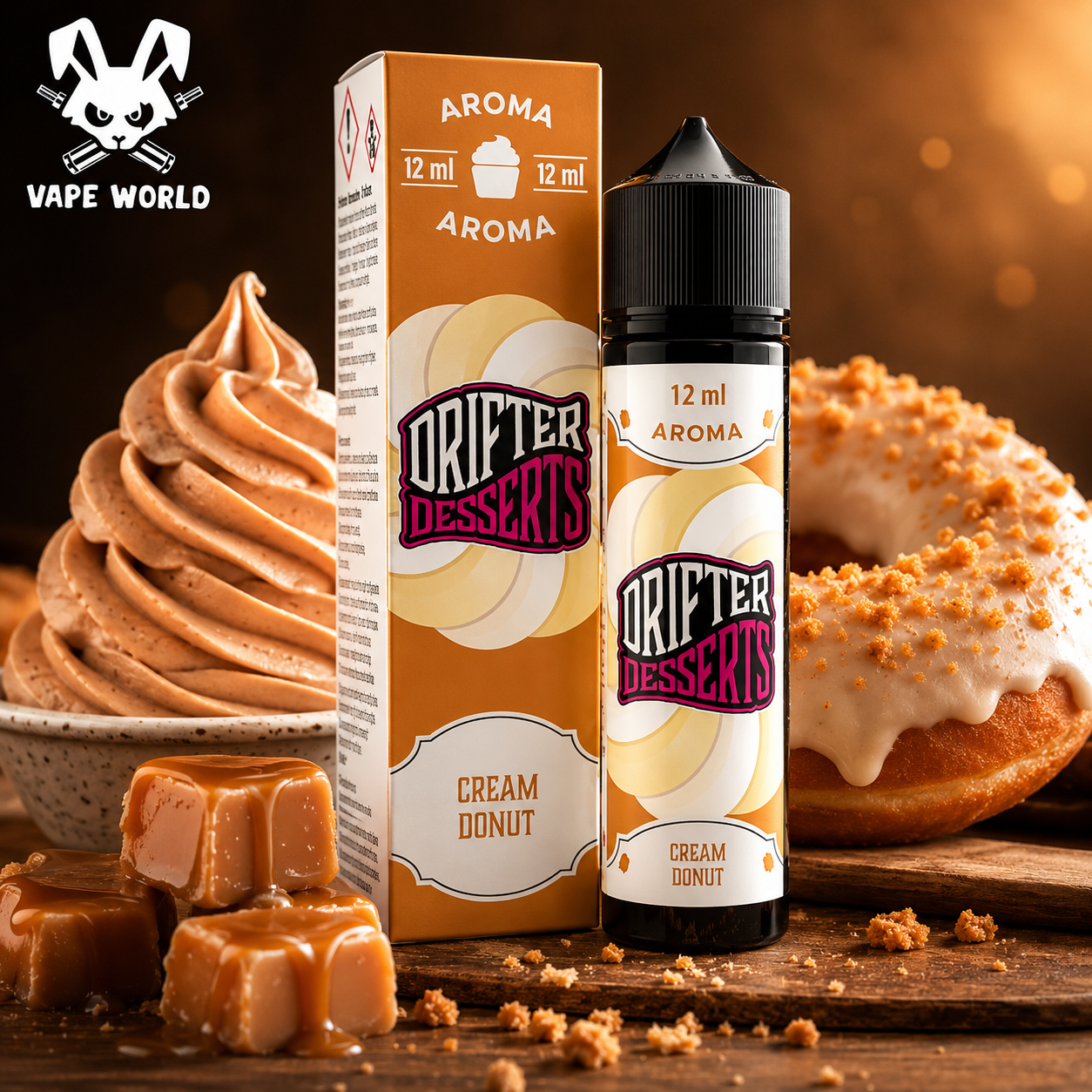 Cream Donut Longfill 12ml - Drifter