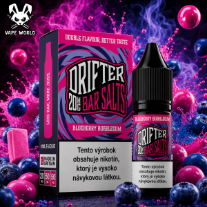 Drifter Bar Salts - Blueberry Bubblegum 10ml (20mg) e-liquid