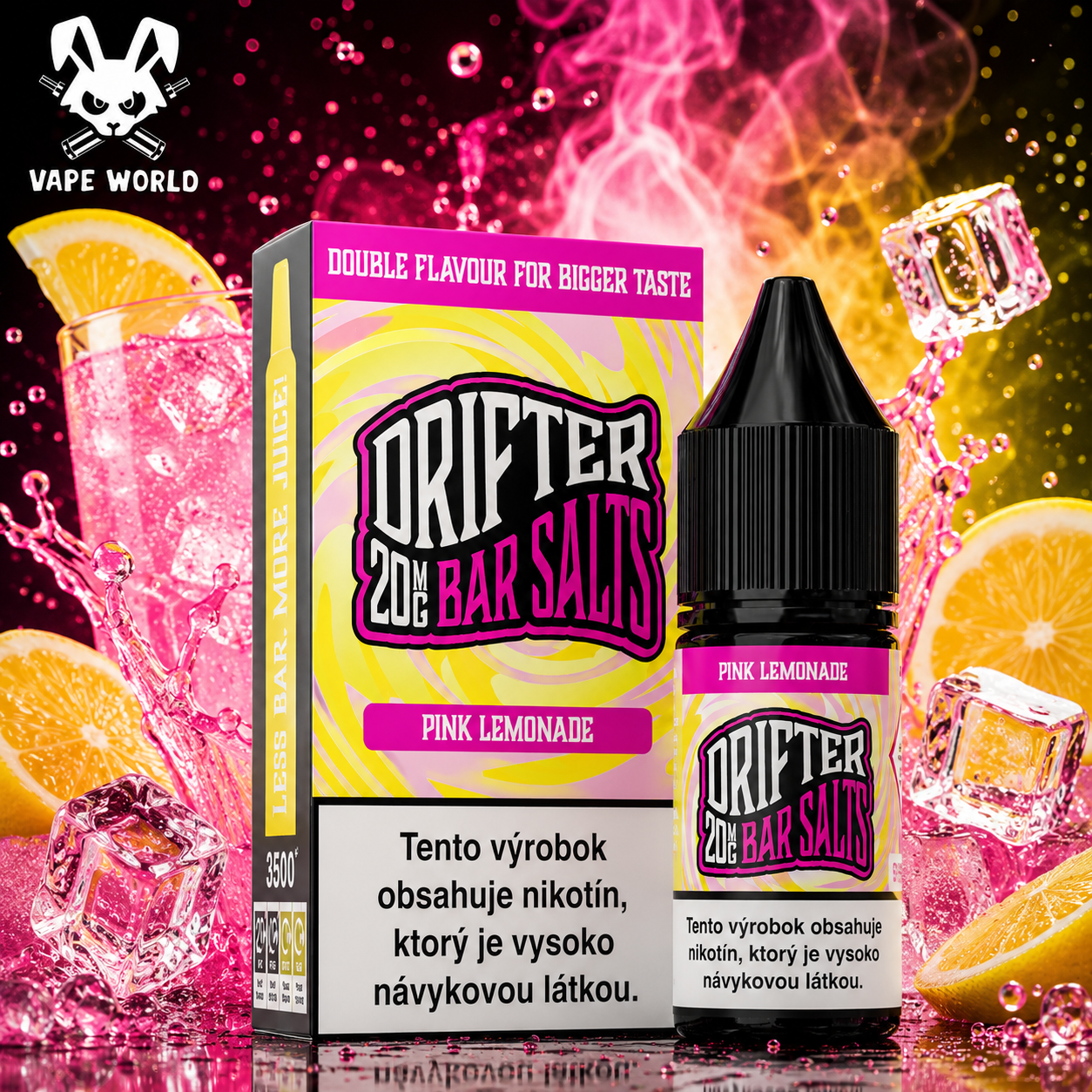 Drifter Bar Salts - Pink Lemonade 10ml (20mg) e-liquid