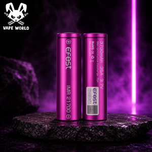 Batería Efest IMR 21700 3700mAh 35A FLAT TOP Batérie dvojbalenie