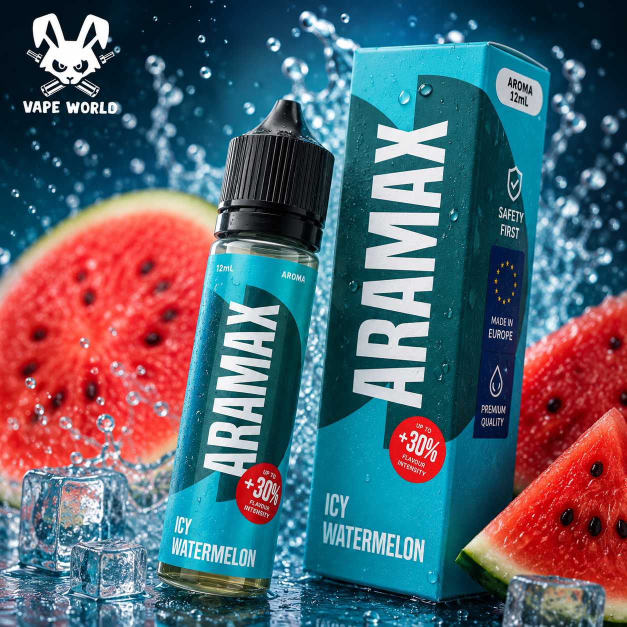 Icy Watermelon Longfill 10ml - Aramax