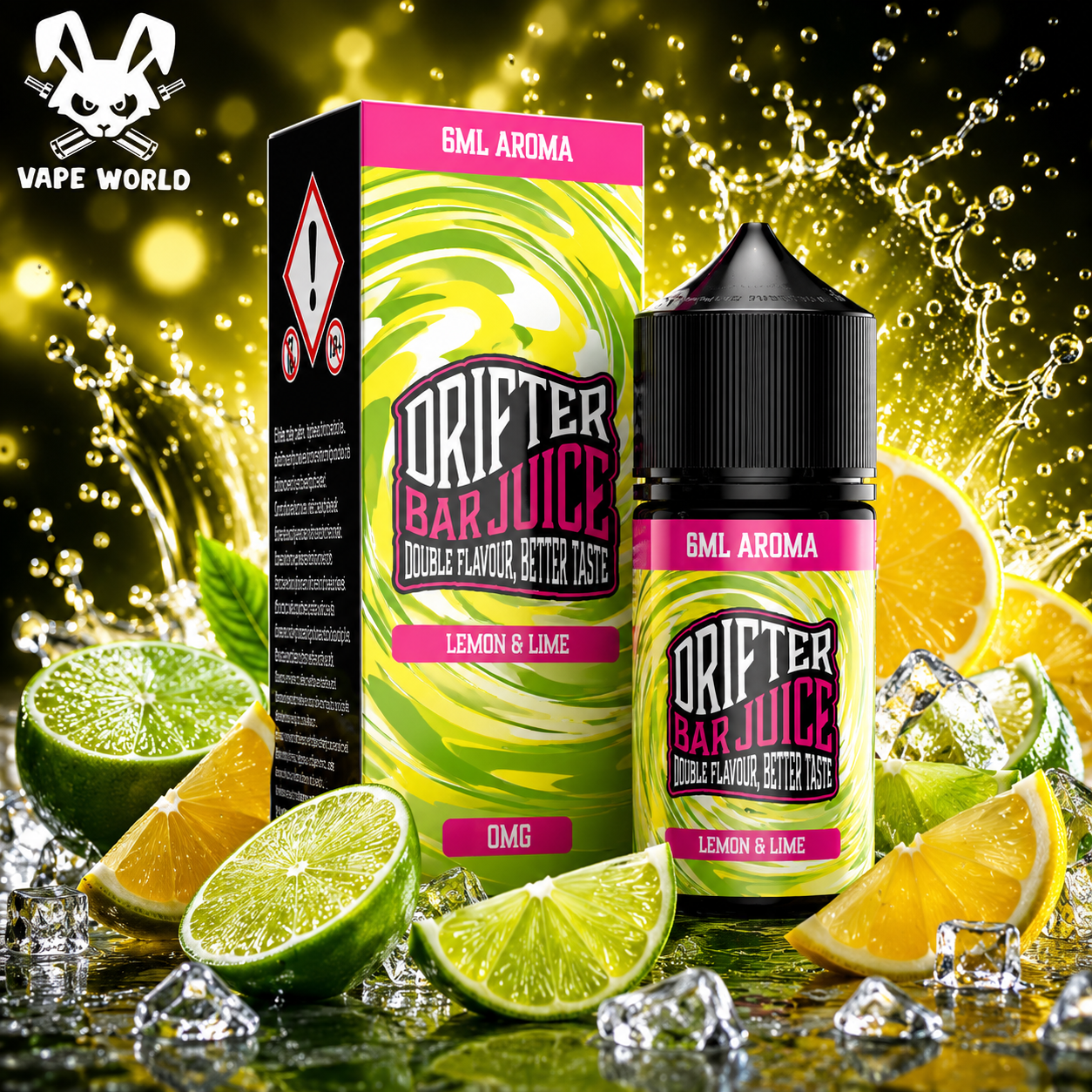Lemon Lime Longfill 6ml - Drifter