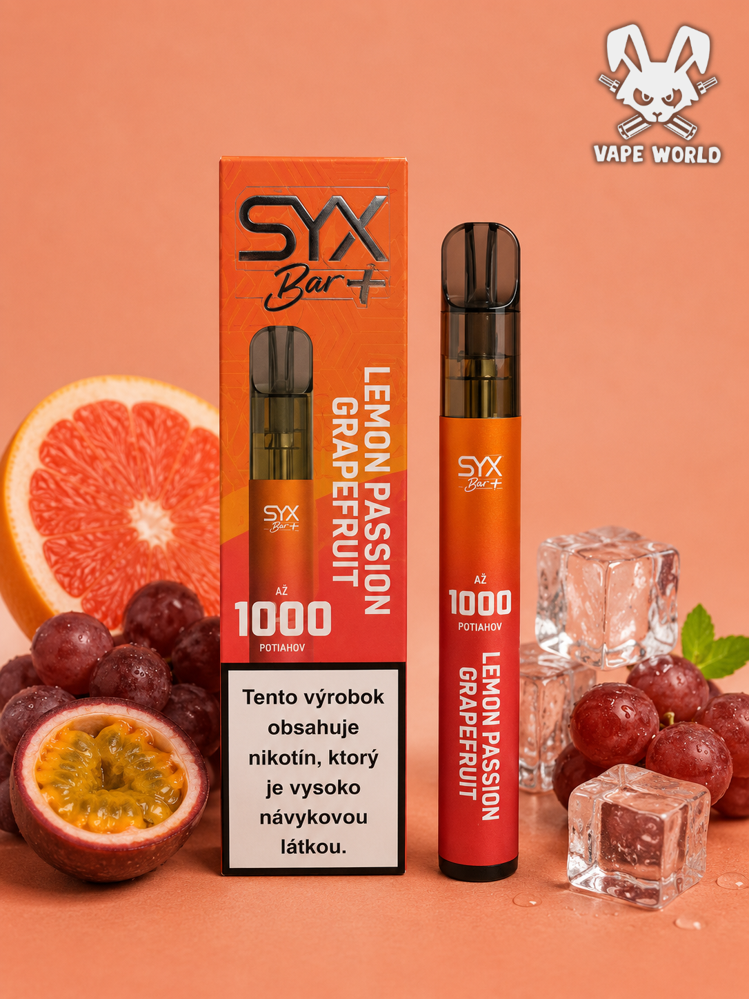 SYX BAR - Lemon passion grapefruit 20mg