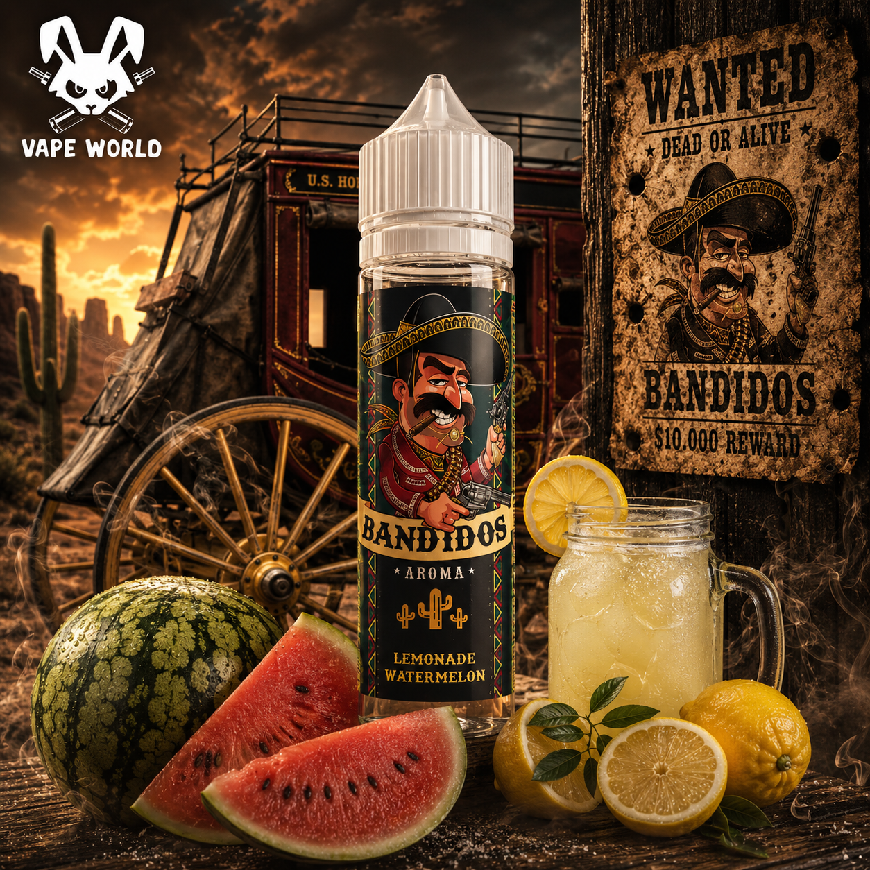 Bandidos - Watermelon Lemonade (Shake & Vape) 10 ml