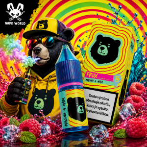 Go Bears Frux Salts Malina a Mäta 10ml , 20mg