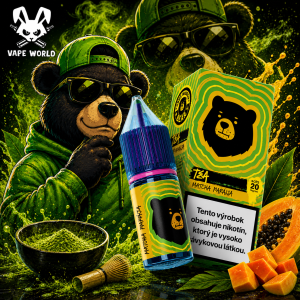 Go Bears Tea Salts Matcha Papája 10ml , 20mg
