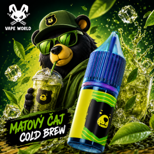 Go Bears Tea Salts Mätový Čaj Cold Brew 10ml , 20mg