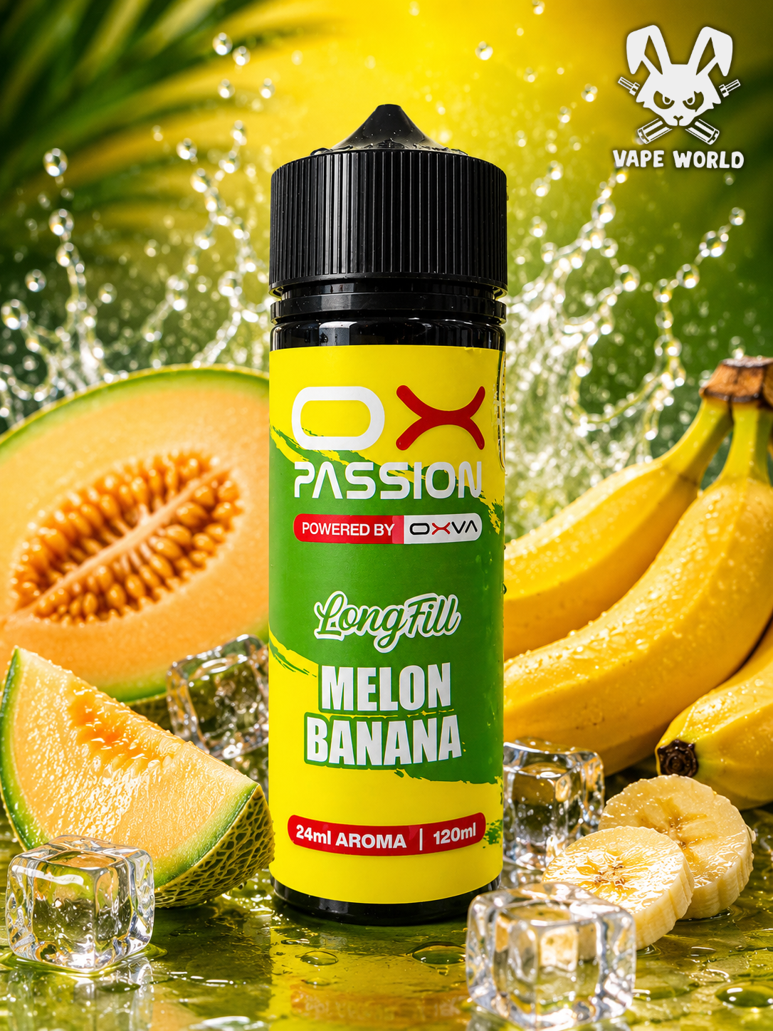 Ox Passion Melon Banana Longfill 24ml - Oxva