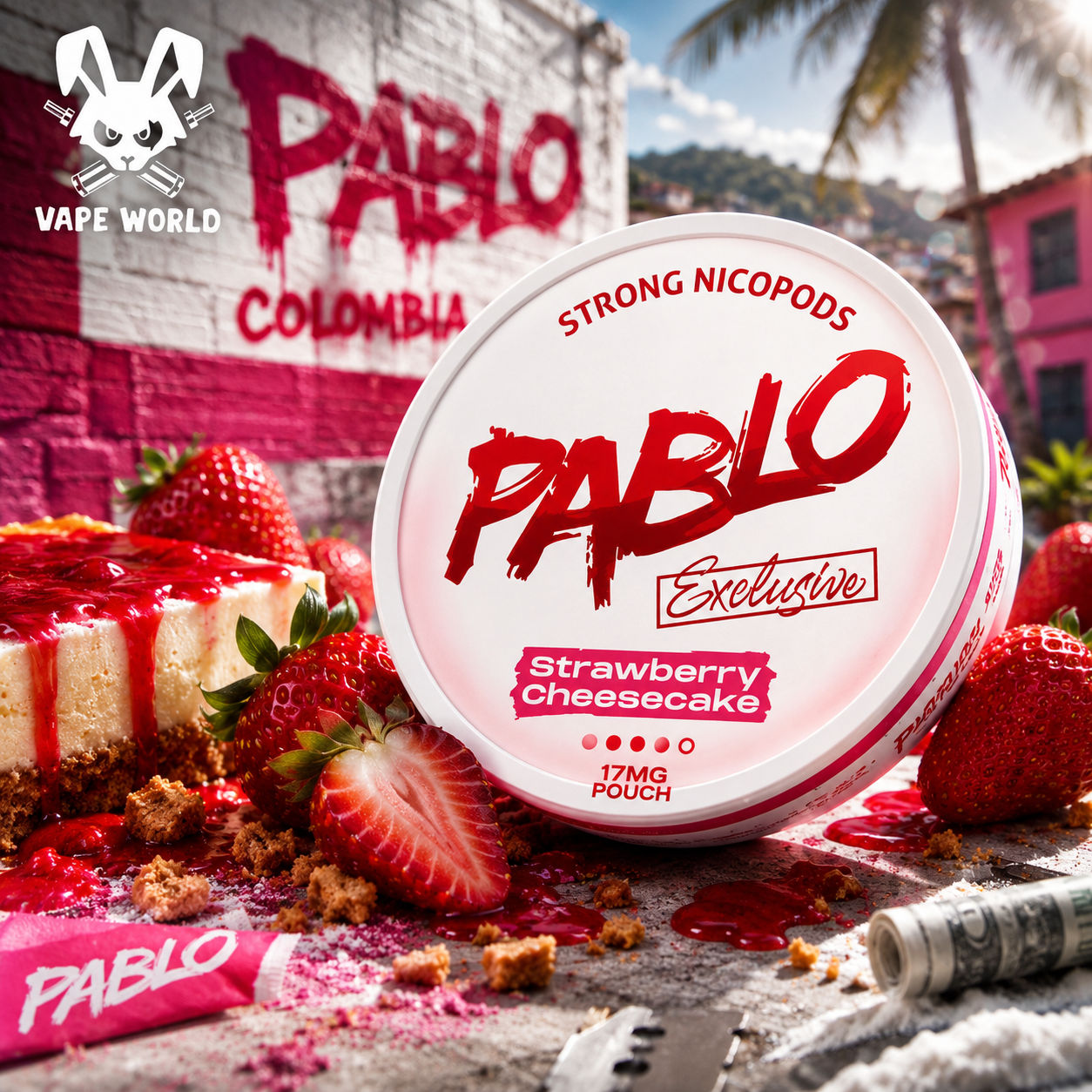 PABLO - EXCLUSIVE STRAWBERRY CHEESECAKE 12MG
