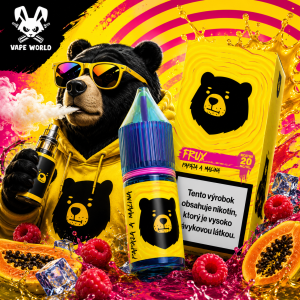 Go Bears Frux Salts Papája a Malina 10ml , 20mg