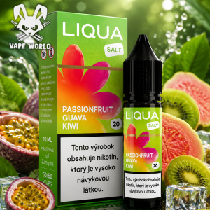 LIQUA Salt Passionfruit Guava Kiwi 10ml , 20mg