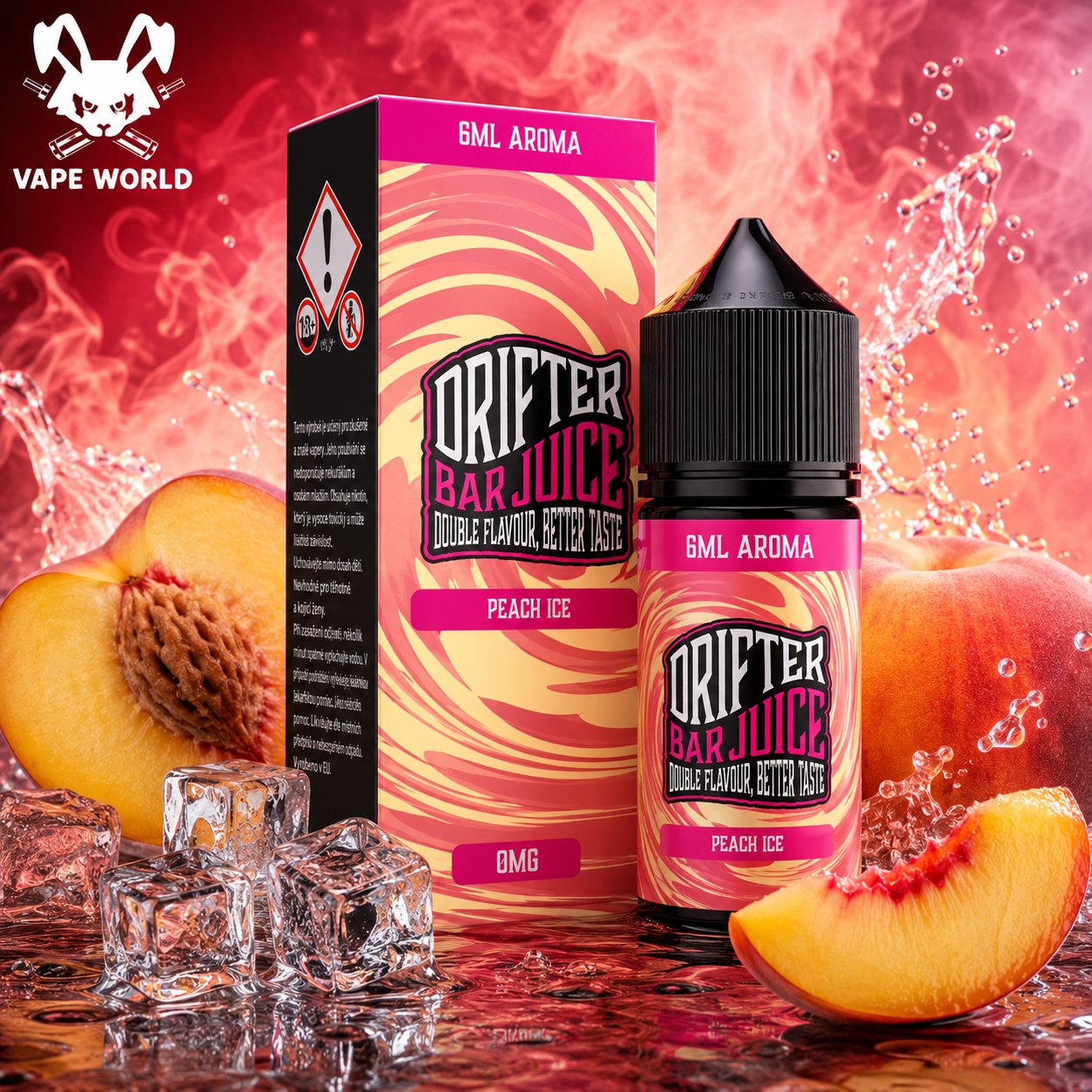 Peach Ice Longfill 6ml - Drifter