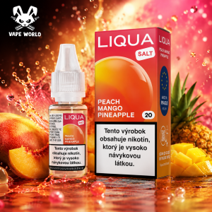 LIQUA Salt Peach Mango Pineapple 10ml , 20mg