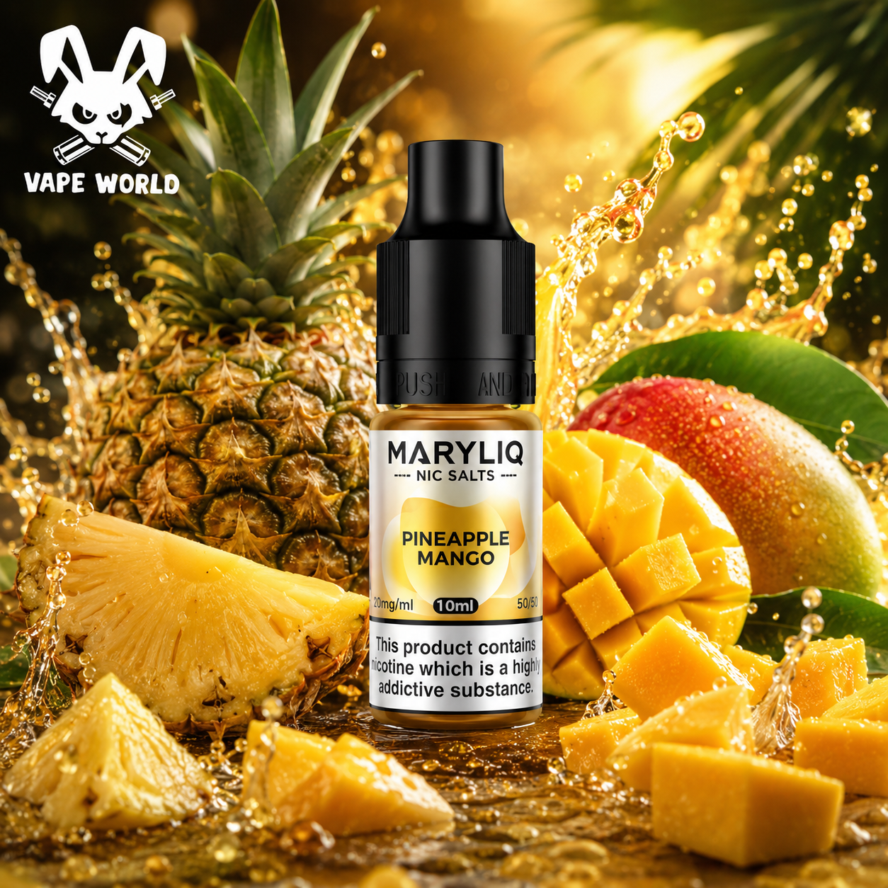 MARYLIQ - PINEAPPLE MANGO 10ml (20mg) e-liquid