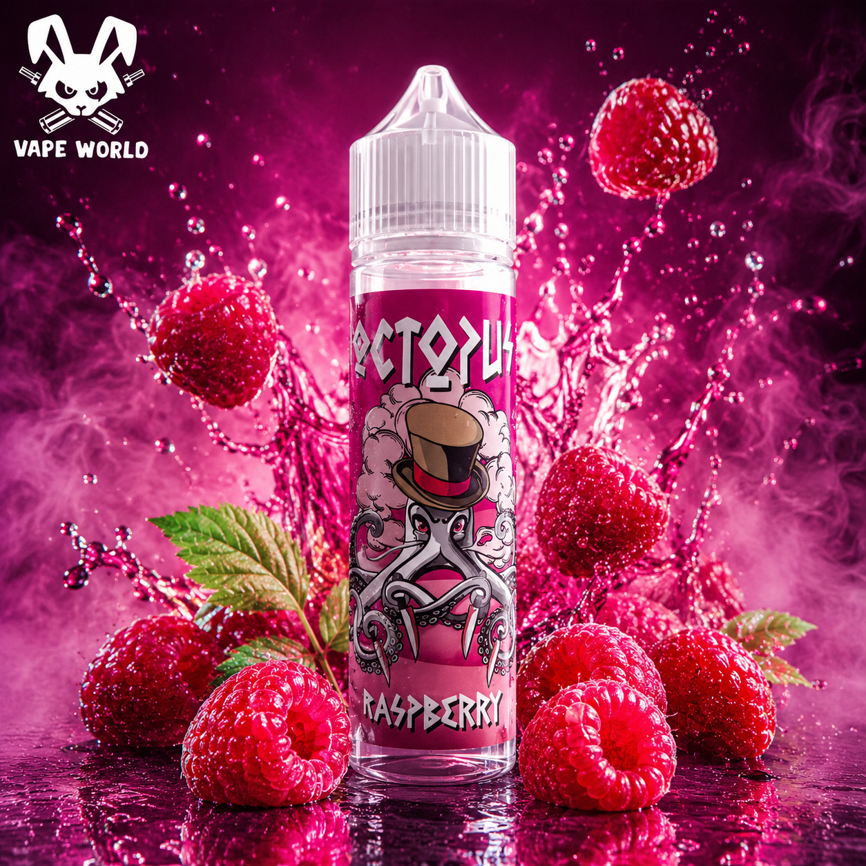 Octopus - Raspberry (Shake & Vape) 10 ml
