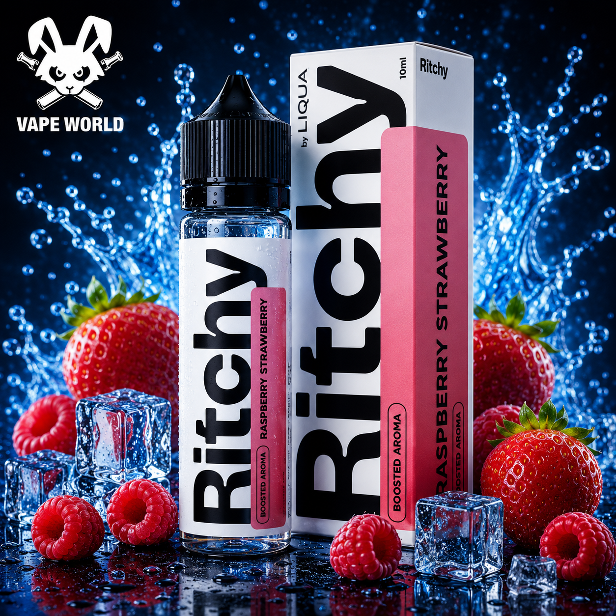 Ritchy by LIQUA Shake & Vape Raspberry Strawberry 10ml