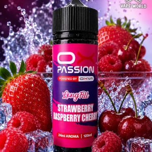 Ox Passion Strawberry Raspberry Cherry Longfill 24ml - Oxva