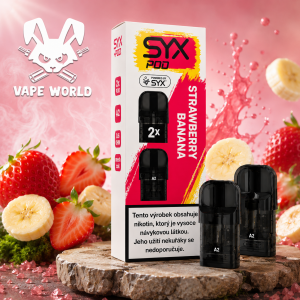 SYX PODY 2X - Strawberry Banana 20mg