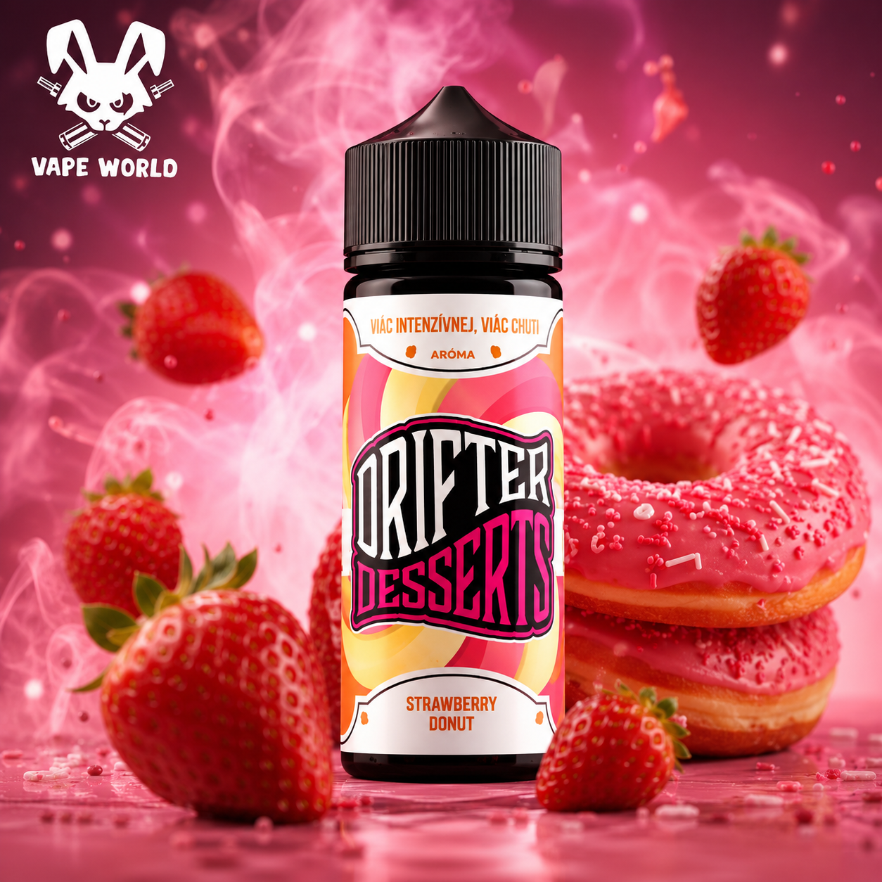 Strawberry Donut Longfill 24ml - Drifter