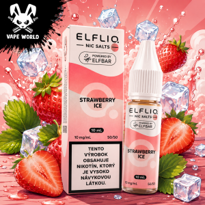 ElfLiq Nic Salts Strawberry Ice 10ml