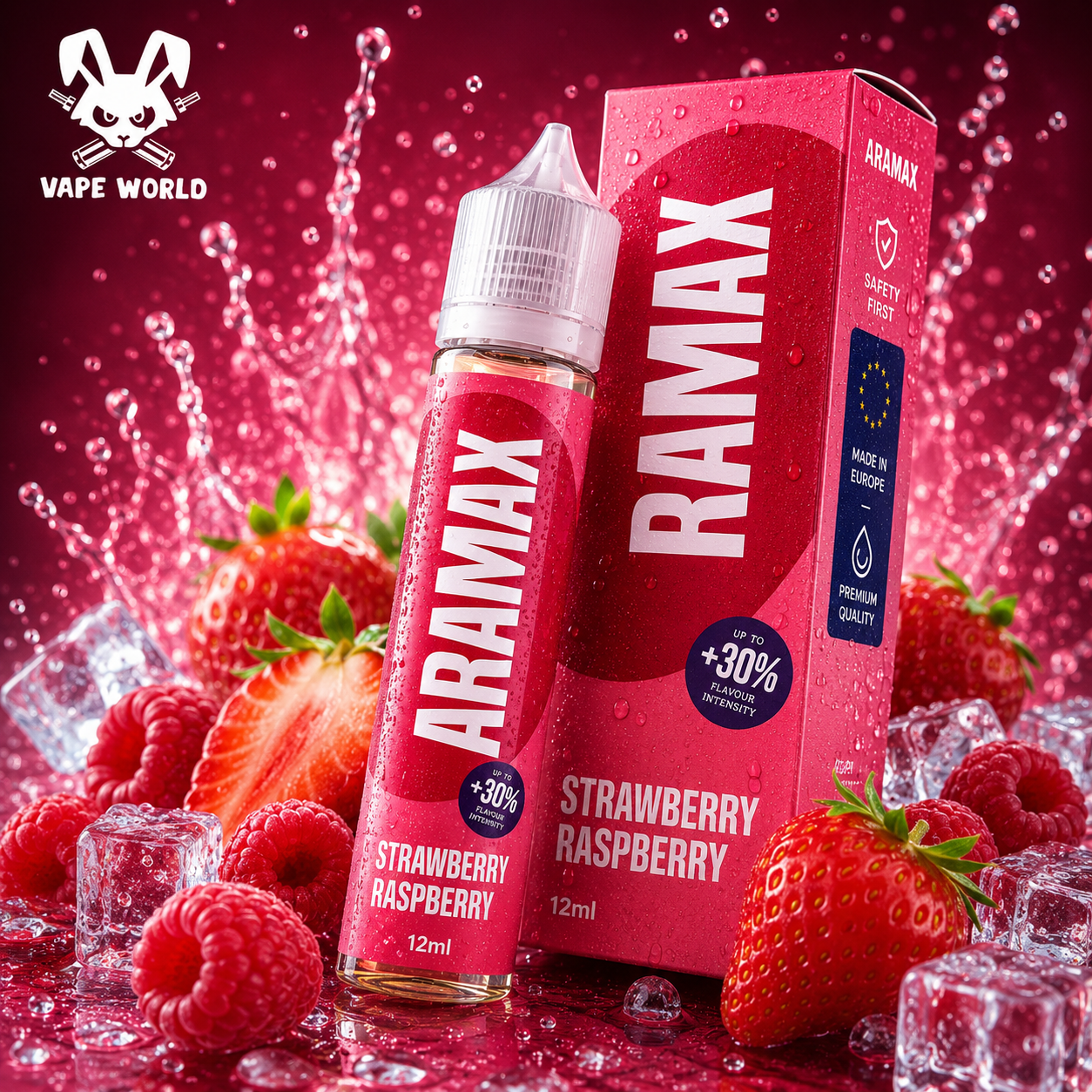 Strawberry Raspberry Longfill 10ml - Aramax
