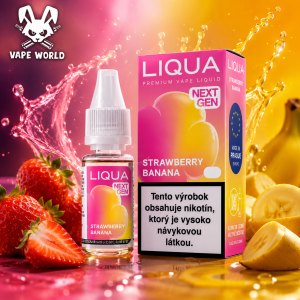 LIQUA Salt Strawberry Banana 10ml , 20mg
