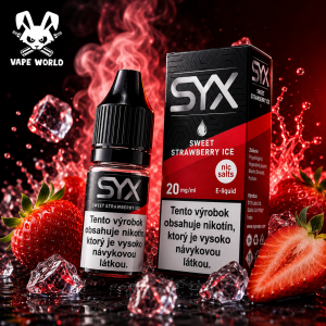 SYX Nic Salts Sweet Strawberry Ice 10ml 20mg