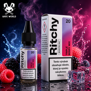 Ritchy Salt Triple Berry Mix (Bobuľovitý mix) 10ml - 10mg/20mg