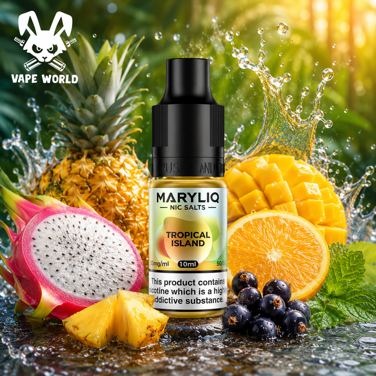 MARYLIQ - TROPICAL ISLAND 10ml (20mg) e-liquid