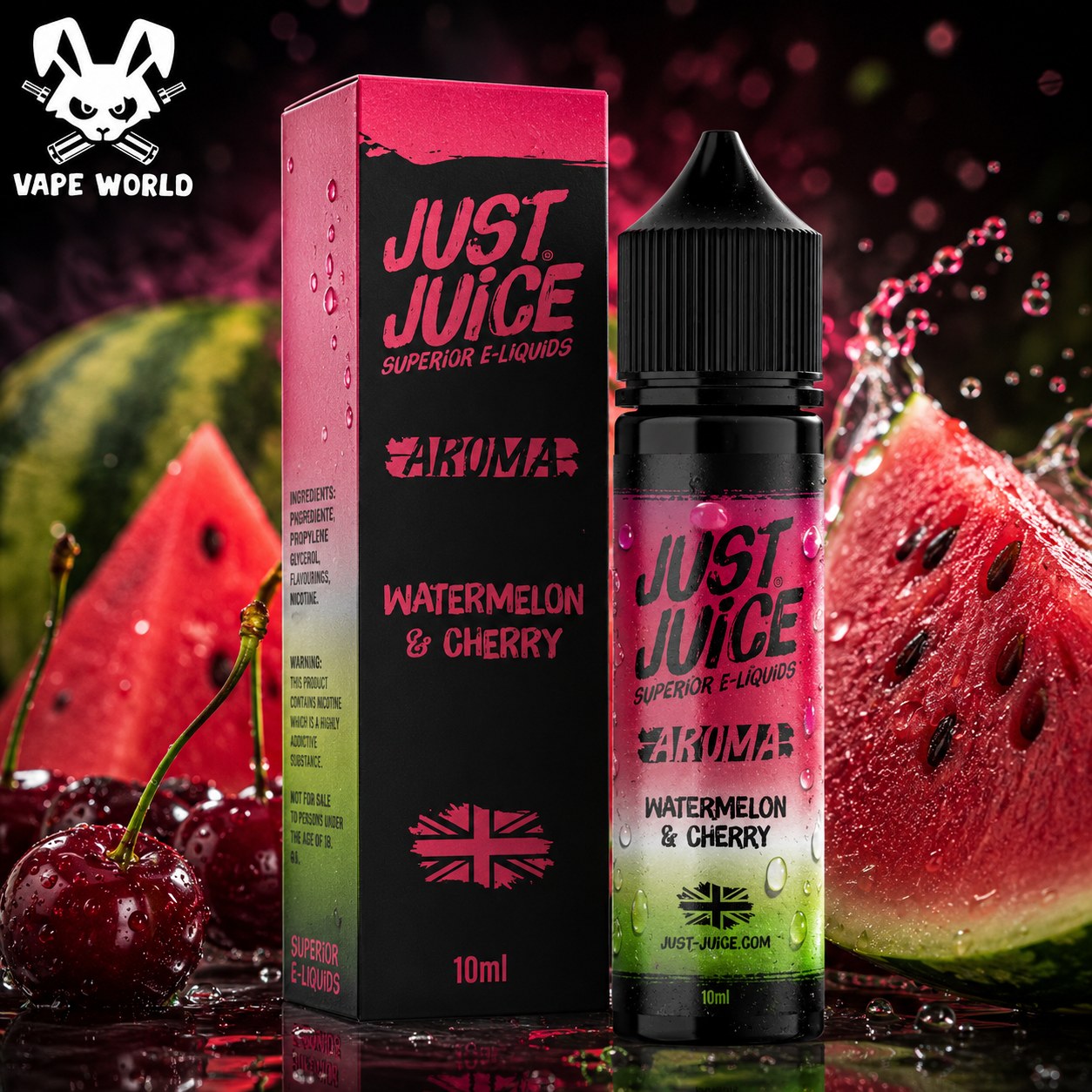 Just Juice Shake & Vape Watermelon & Cherry 10 ml