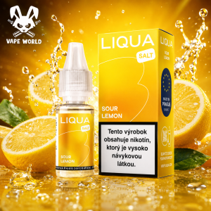 LIQUA Salt Sour Lemon 10ml , 10mg