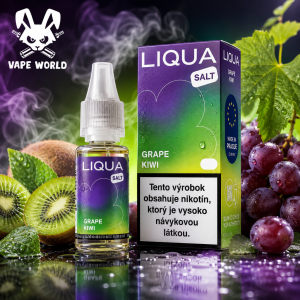 LIQUA Salt Grape Kiwi 10ml , 10mg