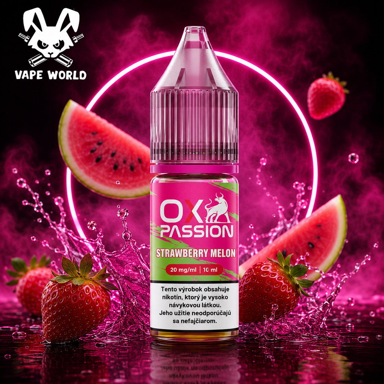 OX Passion Salts Strawberry Melon 10 ml 20 mg