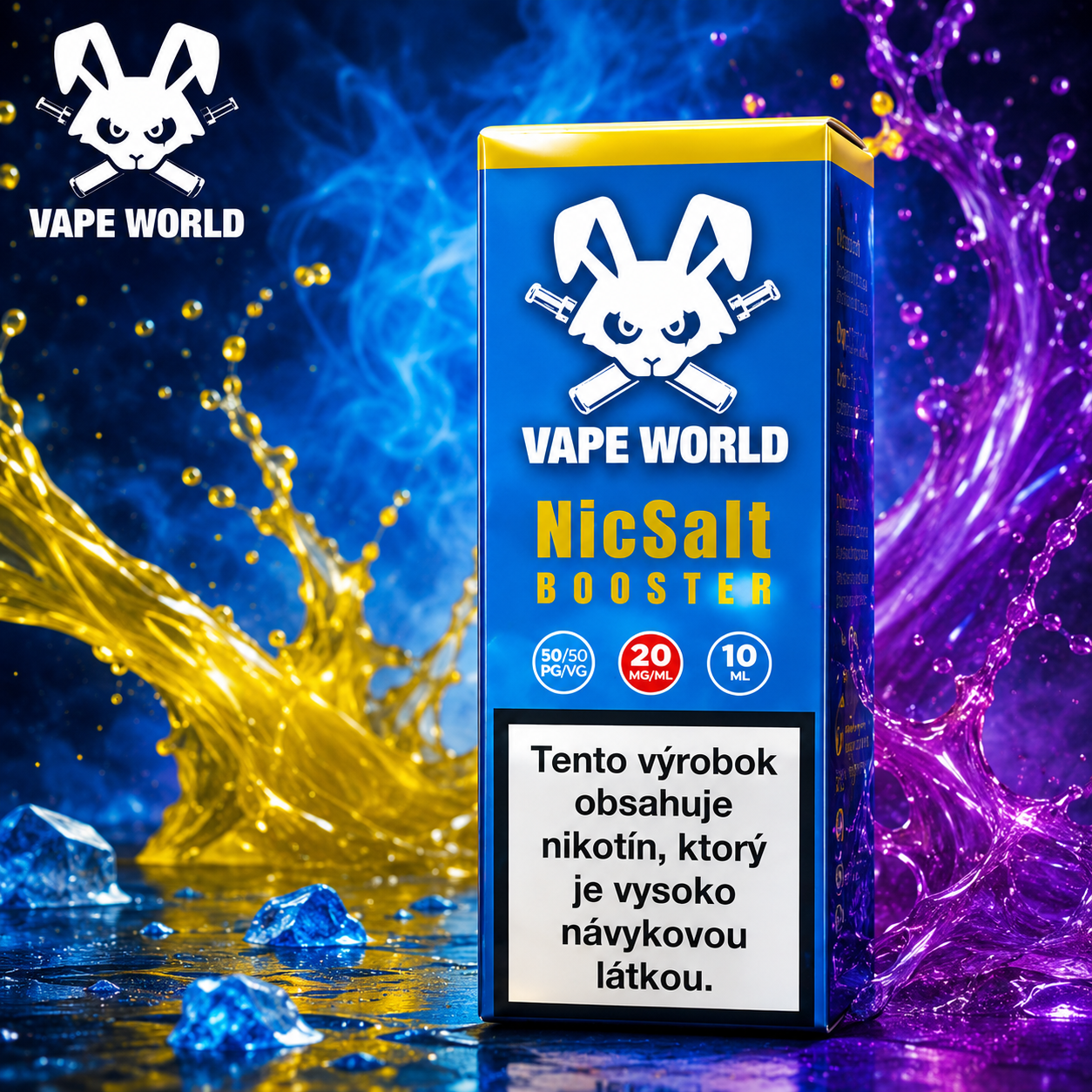 Vape World Salt Shot - 50/50 10ml (20mg) nikotínový booster